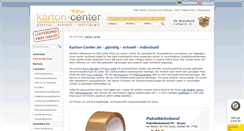 Desktop Screenshot of karton-center.de